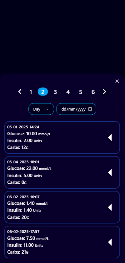GluTrack Screenshot 1